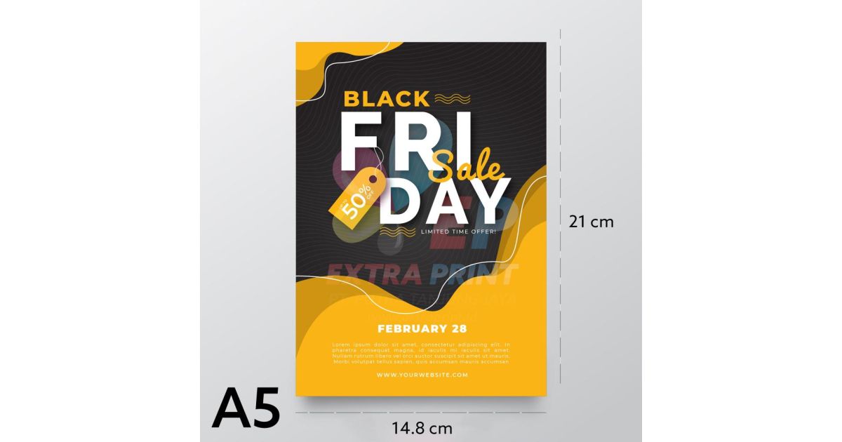 Cetak Brosur A5 Art Paper 150g 2 Sisi