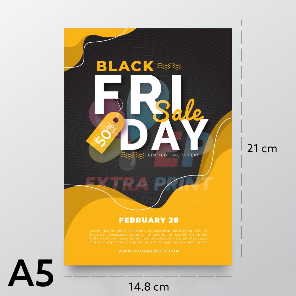 Cetak Brosur A5 Matte Paper 150g 2 Sisi