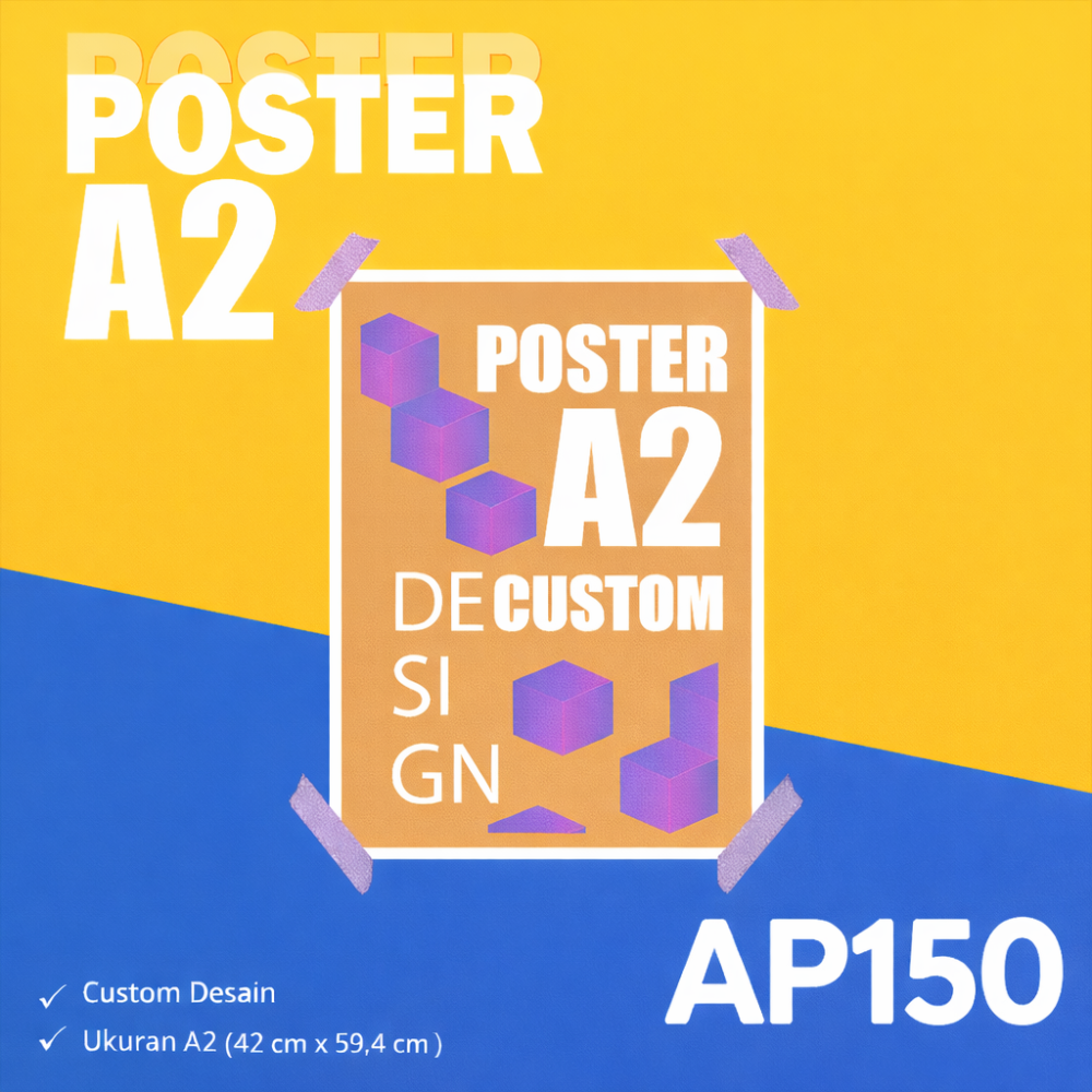 Print Poster A2 Art Paper 150g 1 Sisi
