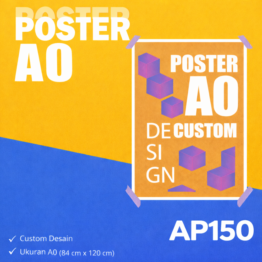 Print Poster A0 Art Paper 150g 1 Sisi