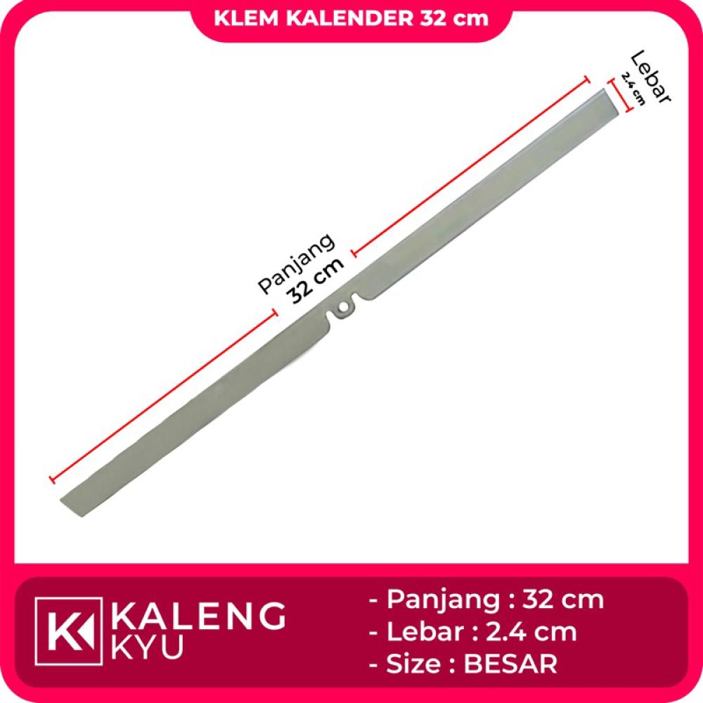 Jasa Pasang Klem Kalender 32 cm – Finishing Kalender Dinding
